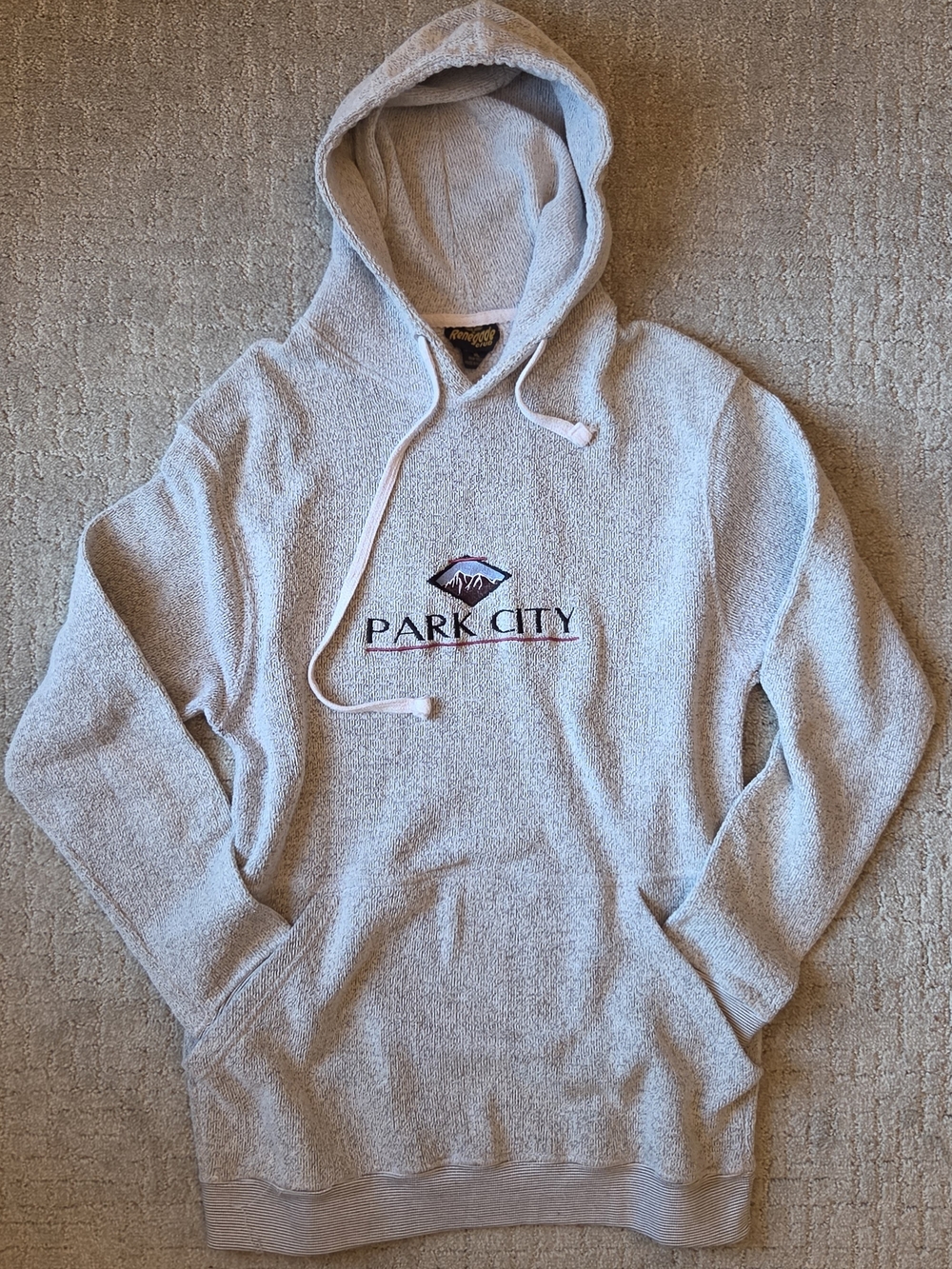 Vintage Renegade Club Park City Utah Fleece Hoodie | Ski Resort Sweatshirt XL